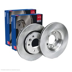 2x APEC Rear Brake Discs Fits VW CALIFORNIA T5 Camper 103kW/140HP/1968cc SDK6022