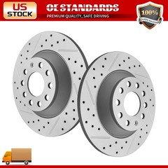 11.89 inch (302mm) Rear Disc Brake Rotors for 2005 – 2011 Audi A6 Quattro