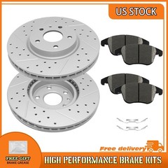 11.81″Front Drilled Brake Rotor Pads For 2013 2014-2020 Ford Fusion Lincoln MKZ