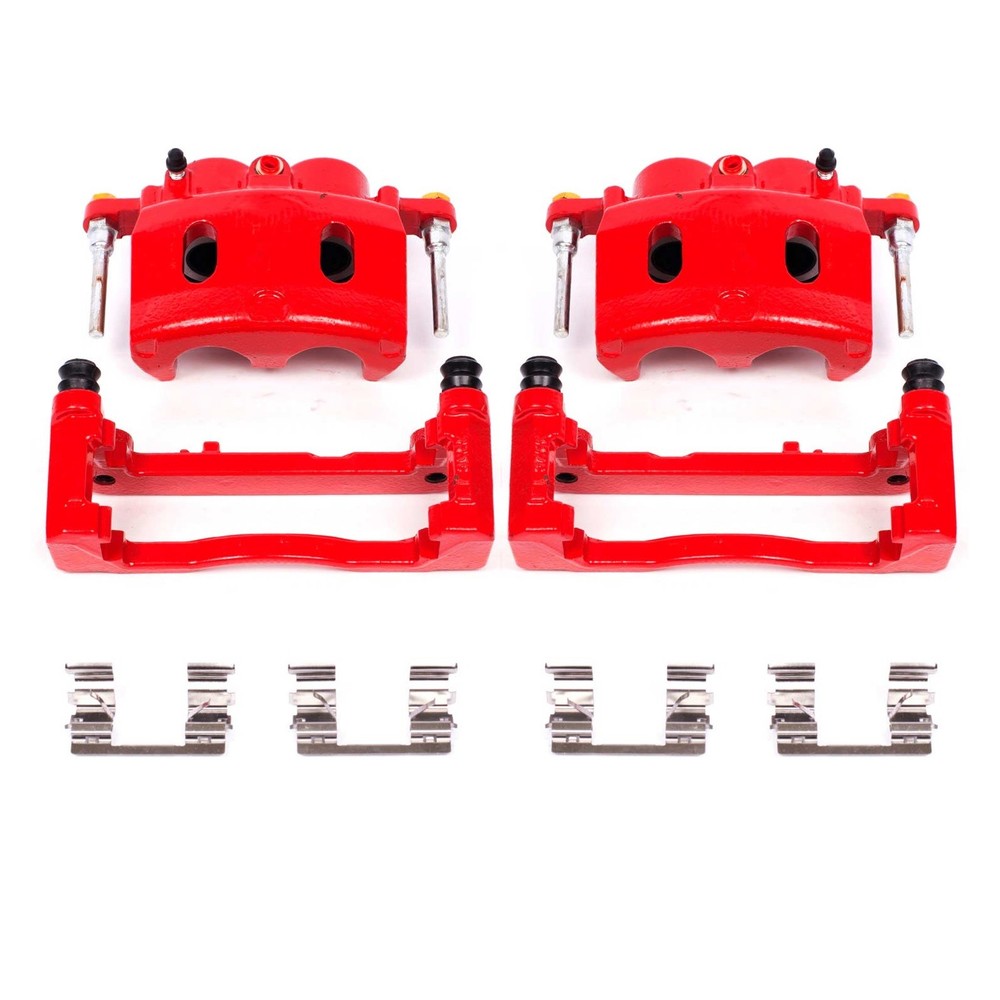 Powerstop S4918A Red Powder Coated Calipers for 07-19 Silverado Sierra Escalade