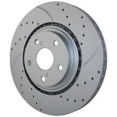 Bison Performance Front Drill Coat 328mm Brake Disc for RX350 Highlander Sienna