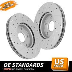 278mm Front Drilled Brake Rotors for Ford C-Max Focus Volvo C30 S40