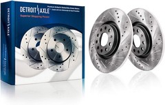 10-Lug Front & Rear Brake Pads Rotors for 2015-2021 Volkswagen Passat