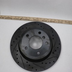 Slotted & Drilled Sport Brake Rotor Black 630-31075R-Used