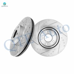 Front Drilled Brake Rotor To 13-17 C-Max, 13-19 Escape, 14-18 Transit, 18 19 Mkc