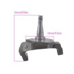 LABLT Forged Steel 1-Piece 2″ Drop Spindles For 1974-1978 Ford Mustang II Pinto