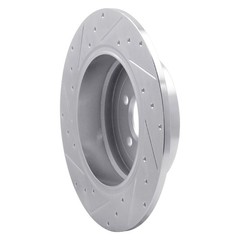 For Land Rover Range Rover 03-05 Brake Rotor eLINE Drilled & Slotted 1-Piece