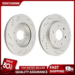 Disc Brake Rotors Drilled & Slotted Fits Nissan Armada 2005 TITAN 2005-2007