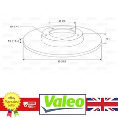 Rear Brake Disc for Hyundai GRANDEUR SONATA TUCSON XG 58411-39300