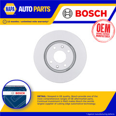 2x Brake Discs Pair Vented fits CITROEN XSARA PICASSO N68 Front 99 to 10 282.6mm