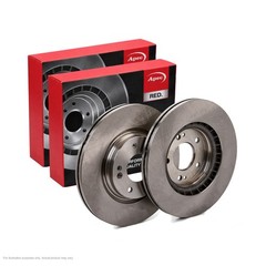 2x APEC Front Brake Discs For KIA CEED Sportswagon (CD) 1.4 LPG 2018-20 DSK3267
