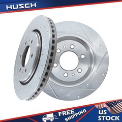 FRONT Drilled Brake Rotors for Ford F-150 Expedition Lincoln Navigator 6 Lugs