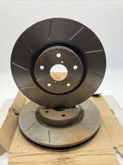 FRONT Brake Discs to fit Subaru Impreza WRX STi Saloon 2004-2011 5/114.3 PCD