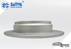 REAR RH BRAKE ROTOR SOLID & GEOMET COATED D&S 304mm FOR ACURA RDX 2005-2018 3.5L