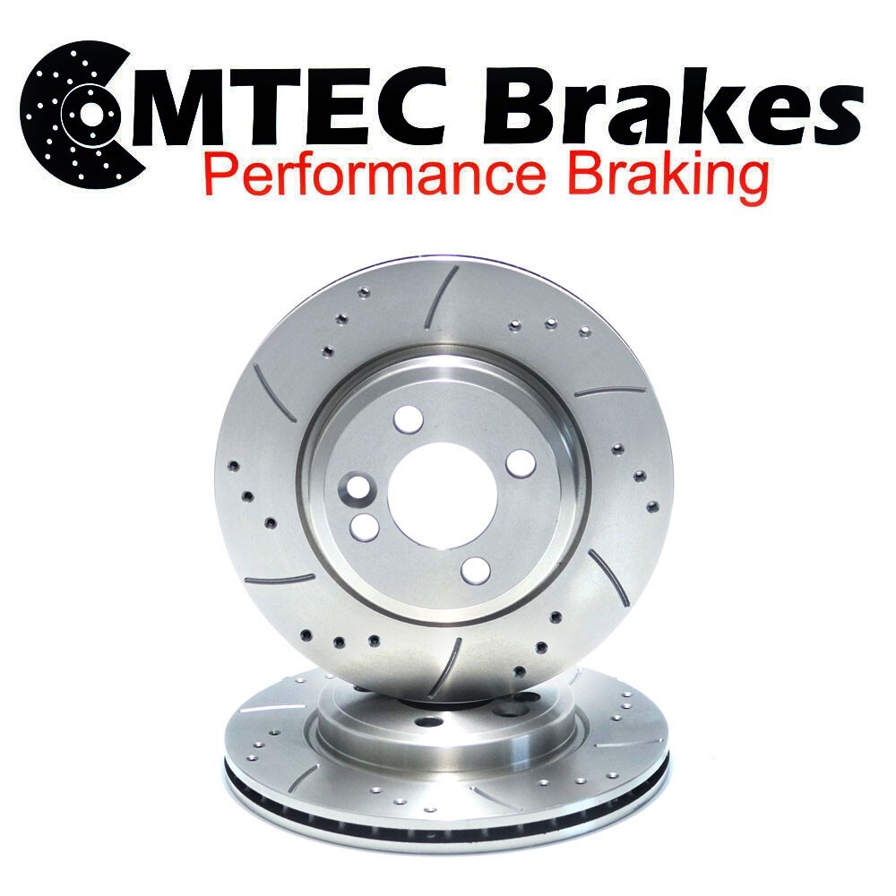 MTEC Volvo S40 1.6 1.7 1.9TD 96-97 Drilled And Grooved Rear Brake Discs