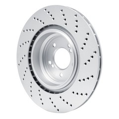 For BMW M5 2006-2010 DFC 624-31074D GEOSPEC Drilled Rear Driver Side Brake Rotor