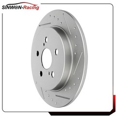 Rear Brake Discs Rotors For 2011 2012 2013 2014 2015 2016 2017 Lexus CT200h Slot