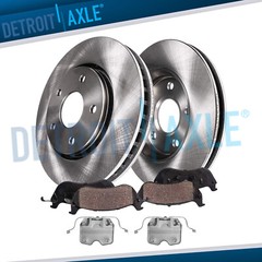 13.07 inch Front Disc Brake Rotors Ceramic Brake Pad w/ Hardware for BMW X5 X6