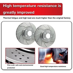 Front & Rear Rotors Brake Pads for Ford Explorer Flex Taurus Lincoln MKS MKT
