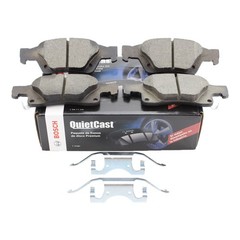DuraGo Solid Rear Rotors Bosch QuietCast Ceramic Disc Brake Pads Kit For Durango