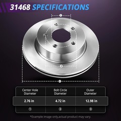 330mm Front & 334mm Rear Disc Rotors Brake Pads for Honda Pilot Acura MDX ZDX