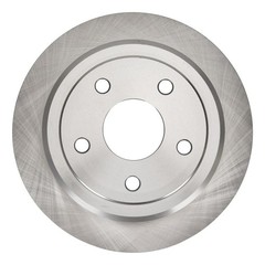 Pair Rear Brake Rotors Solid Rust Preventative Fits 2007-2017 Jeep Wrangler 2018