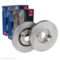 2x APEC Front Brake Discs For CITROËN C5 I (DC_) 2.0 16V 100kW/136HP/1997cc SDK6