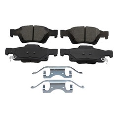 DuraGo Solid Rear Rotors Bosch QuietCast Ceramic Disc Brake Pads Kit For Durango