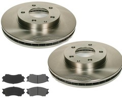 For 1995-2000 Millenia Front Brake Disc Rotor Rotors & Ceramib Brake Pads