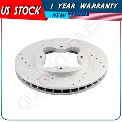 Front Brake Disc Rotors + Ceramic Pads Fits 1990-1997 Honda Accord G3000 Casting