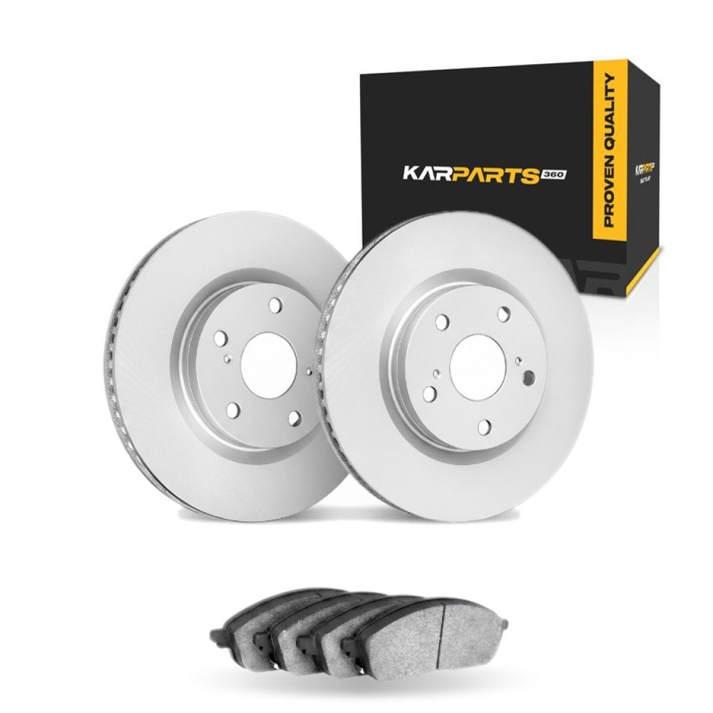 For BMW X6 2020 Disc Brake Pad and Rotor Set | Plain Style | Cast Iron Rotor