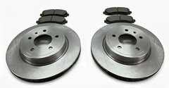 TOYOTA ESTIMA REAR BRAKE DISCS & PADS SET Fits 2006–2019 – PETROL & HYBRID