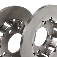 2X APEC Rear Brake Discs for DS DS 3 / DS 3 CROSSBACK 2018- 249mm Solid SDK7368