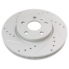 TRQ Front Rear Ceramic Pads & Performance Brake Rotor Kit w/ Chemicals
