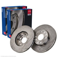 2x APEC Front Brake Discs For AUDI A3 (8V1, 8VK) 1.0 TFSI 2016-17 SDK6016