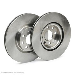 2x APEC Front Brake Discs For FIAT PUNTO (199_) 1.4 Multi Air 2012- SDK6010