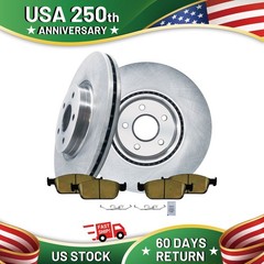 12.60 inch (320mm) Front Disc Rotors Brake Pads for Ford Escape Transit Connect