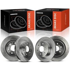 A-Premium Front & Rear Disc Brake Rotors for Chevy Suburban 15-19 GMC Sierra