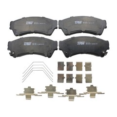 DuraGo Front Rear Disc Brake Rotors TRW Ceramic Pads Kit for Mazda 6 i S 06-07