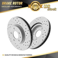 295mm Front Drilled Disc Brake Rotors for 2019-2025 Mazda 3 AWD 2020-2022 CX-30