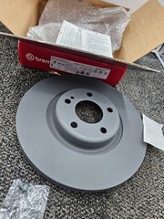 Brembo 09.D531.13 Rear Brake Disc Rotor For 17-22 C43 AMG/2016 C450 AMG Co-Cast