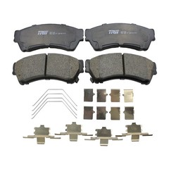 DuraGo Front Rear Disc Brake Rotors TRW Ceramic Pads Kit for Mazda 6 i S 06-07