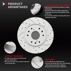 Fit 2006-18 Toyota Rav4 Lexus HS250H Front Rear Drilled Rotors Discs Brake Pads
