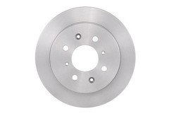 2x BOSCH 0986479739 Brake Disc Rear 238.7mm Outer Diameter Fits Honda Jazz