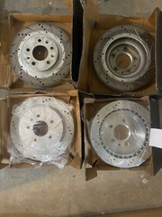 2003-2007 Cadillac CTS R1 Concepts USED Front NEW Rear Drilled/Slotted Rotors