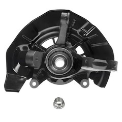 Front Steering Knuckles Hub Drilled Rotors Brake Pads for Highlander RX330 RX350