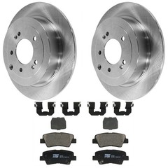 KIT-072924-3227 TRW Brake Disc and Pad Kits 2-Wheel Set Rear for Kia Sportage