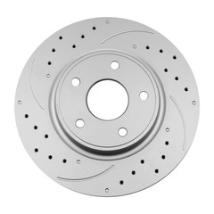 for Dodge Grand Caravan Journey Town & Country Rear DRILLED Brake Rotors & Pads