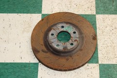 15-19 C7 Vette Z51 Front Passenger RH RF Brake Slotted Rotor Unit Factory OEM OE