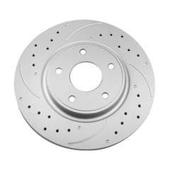 for Dodge Grand Caravan Journey Town & Country Rear DRILLED Brake Rotors & Pads